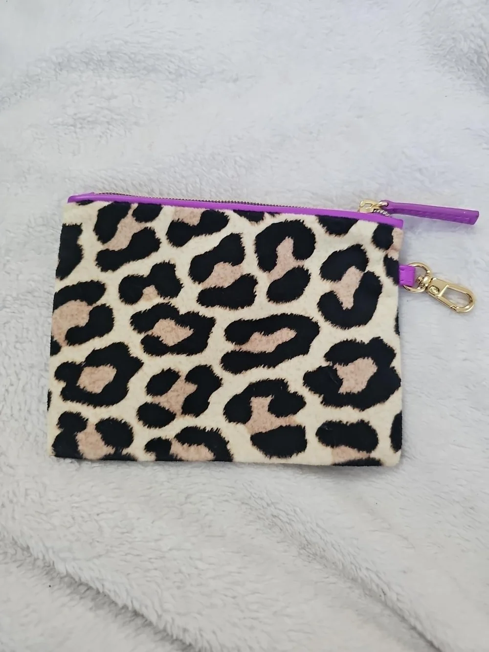 Estée Lauder Leopard Bee Cosmetic Pouch Makeup Bag